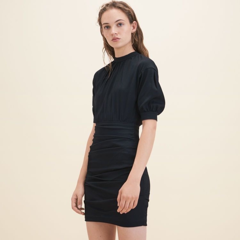 Maje Roxia Rouched Dress